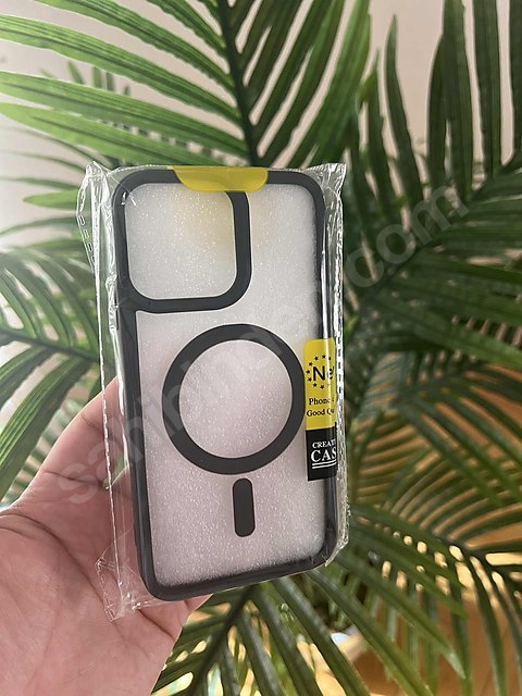 iPhone XR-15/16 PRO Dönüşüm Kasa Kılıfı Magsafe Siyah Premium