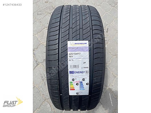 MİCHELİN 225/50R17 98Y XL PRIMACY 4 ZP (RFT) PATLAMAZ YAZLIK