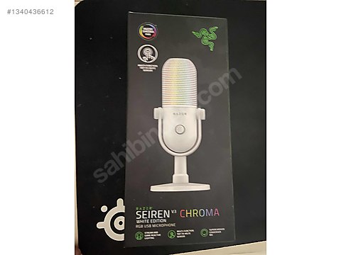 Razer Seiren V3 Chroma White Rgb Mikrofon sahibinden.comda