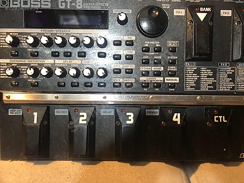 【名機】BOSS GT-8 Boss GT-8 Guitar Effects Processor - Prosesör ve Diğer Enstrüman