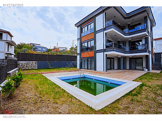 BAŞİSKELE DAMLAR SATILIK 6+2 DENİZ MANZARALI HAVUZLU VİLLA #1277437003