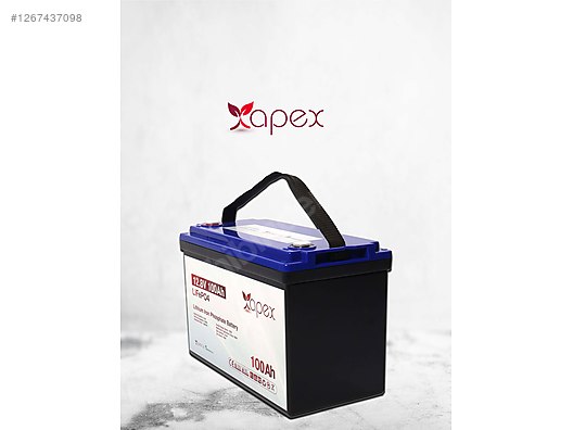 Güneş Enerjisi Sistemi - Apex 100 Amper Lityum Akü 12.8V Lifepo4