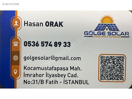 İkinci El ve Sıfır Alışveriş / Bahçe & Yapı Market / Yapı Malzemeleri / Isıtma / Güneş Enerjisi Sistemi