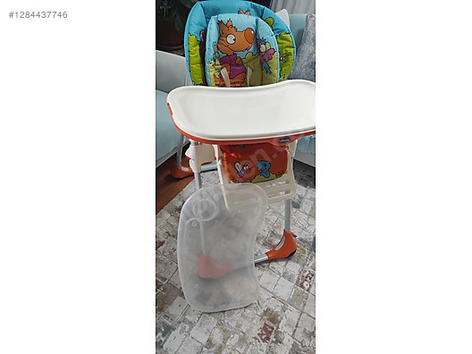 Chicco Polly Çift Kılıflı, Çift Tepsili Mama Sandalyesi (Wood