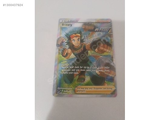 brawly pokemon card value Pokemon - Brawly - 188/198 - Full Art Ultra Rare - Sword & Shield -  Chilling Reign
