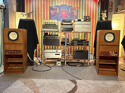 Fostex 206EN full range kule hop - Sıfır Fostex Kule Tipi Hoparlör