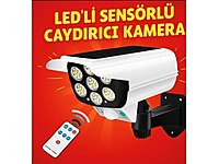 77 LEDLI GÜNEŞ ENERJİLİ SAHTE KAMERA