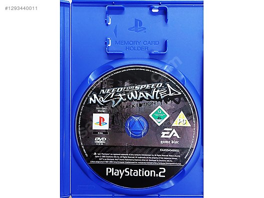Need for Speed Most Wanted Black Edition PS2 - Orijinal Oyun on