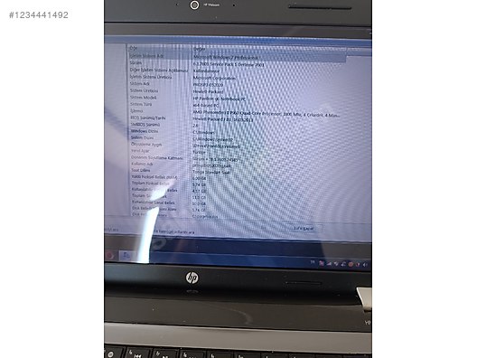 İkinci El ve Sıfır Alışveriş / Bilgisayar / Dizüstü (Notebook) / Laptop / HP