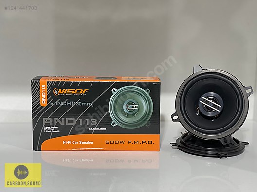 VISOR Oto Hoparlör 13 Cm 2x500w 4 Ohms 2 Kanallı Tweeterli 5