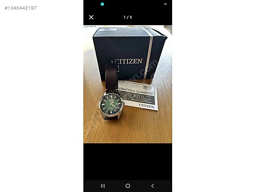 Citizen / Citizen C7 NH8390-03X otomatik yeşil kadranlı erkek kol
