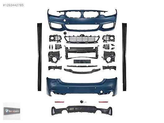 BMW F36 M TECH ÖN ARKA TAMPON MARŞPİYEL SETİ BAVAUTO FARKIYLA #1263442785