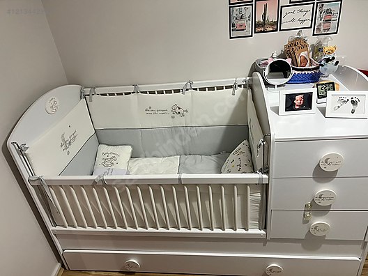 Bed Mattress Çilek Baby cotton model büyüyen beşik+ yan