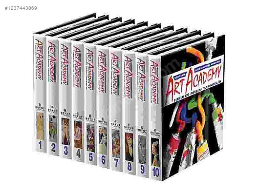 ART ACADEMY 13 KLASÖR 130 FASİKÜL&BÜYÜK RESSAMLAR SETİ 21 KİTAP