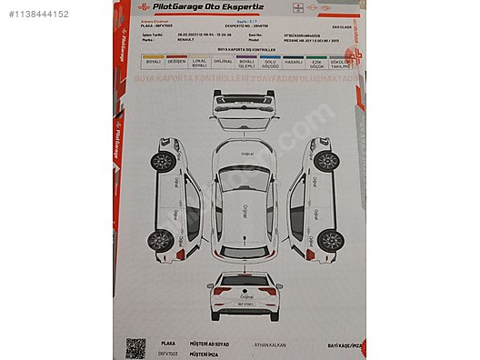 Renault / Megane / 1.5 DCi / Joy / HATASIZ, KAZASIZ, BOYASIZ.