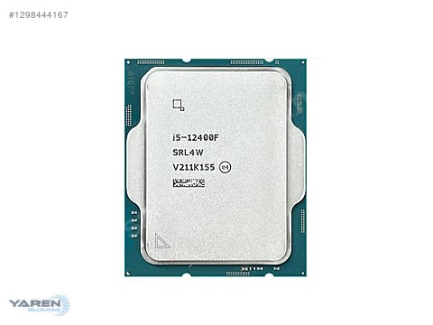 İNTEL CORE i5 12400F SOKET 1700 12. NESİL 2.50GHZ 18MB TRAY