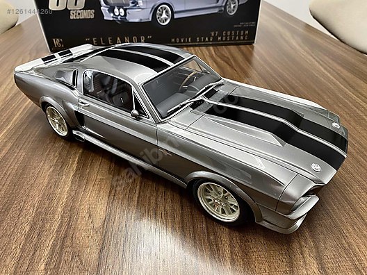 SIFIR ÜRÜN 1/12 ÖLÇEK 1967 FORD MUSTANG GT 500 ELEANOR on
