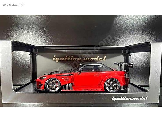 イグニッションモデル　JSレーシング　S2000 赤 EG付 Ignition Model Diecast Model 1:18 Honda Araba - 1216444852
