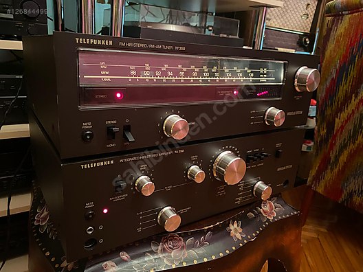 Telefunken Receiver Amfi - Telefunken TA 350 Amplifier & TT 350 Tuner (1979-81)