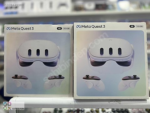 META QUEST 3 512 GB 4K -SIFIR-TÜRKÇE-HEMEN TESLİM-KONSOLPARK