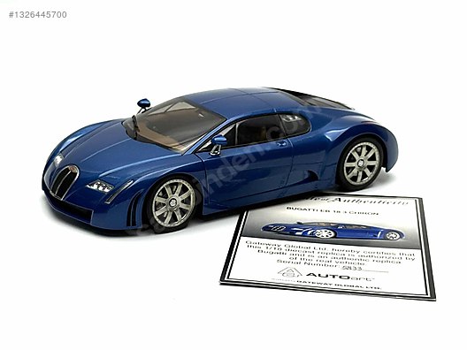 Autoart Diecast Model 1:18 Bugatti Araba - 1326445700