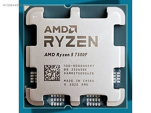 Ryzen 5 7500F sahibinden.comda - 1306445983