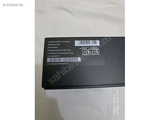 İlk yazan alır. Huawei watch gt 6 (46 mm) sahibinden.comda