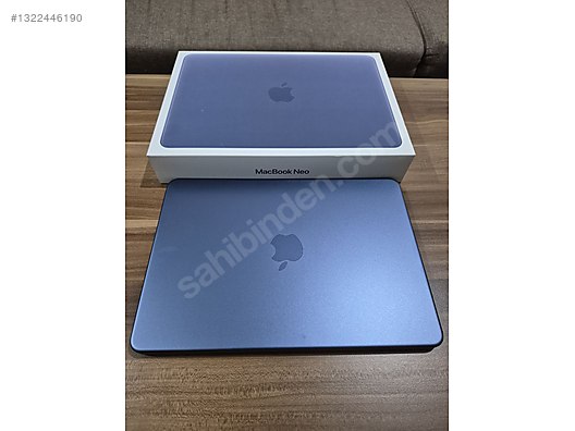 Apple Macbook / Macbook Neo Indigo 512Gb A18 Pro İşlemci on
