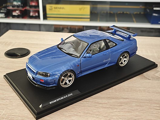 1/18 NİSSAN SKYLİNE R34 GT-R on sahibinden.com - 1270446454