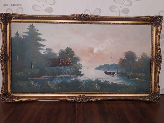 Tuval Sovale Kanvas Tablo Sase Imalati Deniz Cerceve