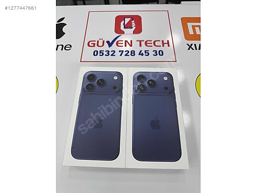 Resim İPHONE 17 PRO 256GB ABİS MAVİ SIFIR GÜVEN TECH'den Apple iPhone 17 Pro | 256 GB | Lacivert