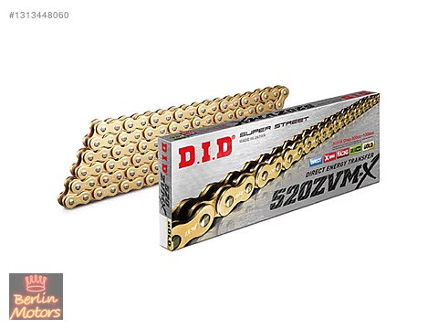Şanzıman / DID 520ZVM-X Gold X-Ring 118 Bakla Zincir Orijinal