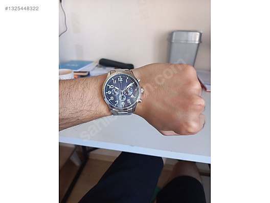 Casio / Casio x Q&Q Homage Kronograf Lacivert Erkek Kol Saati on