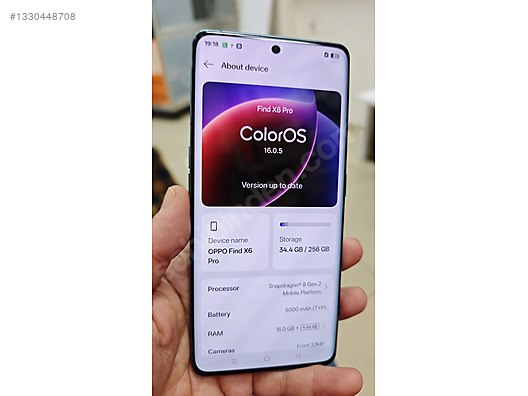 256 GB Yeşil Oppo Find X6 Pro Cep Telefonu - 1330448708
