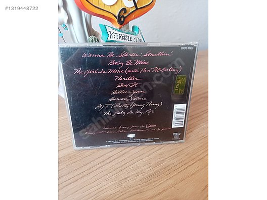MICHAEL JACKSON-THRILLER / ORİJİNAL DÖNEM BASKISI - Müzik CD leri