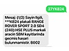 Vasıta / Arazi, SUV & Pickup / Land Rover / Range Rover Sport / 2.0 SD4 / HSE Plus
