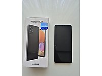 Samsung Galaxy A32 Siyah Android Telefon, çalişiyor, cam çatlak
