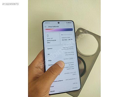 1 TB Kahverengi Oppo Find X9 Ultra Cep Telefonu - 1322450873
