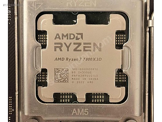 Ryzen 7 7800x3D Am5 İşlemci sahibinden.comda - 1322450924