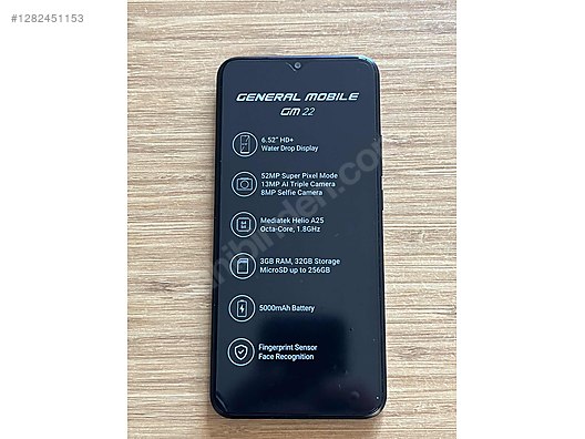 İkinci El ve Sıfır Alışveriş / Cep Telefonu & Aksesuar / Cep Telefonu / General Mobile / GM 22