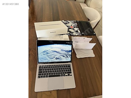 Apple Macbook / Apple MacBook Air M1 8GB 256GB Space Gray | %96