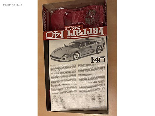 Tamiya Ferrari F40 1/24 - Plastik Kara Aracı Maket Alışverişte İlk