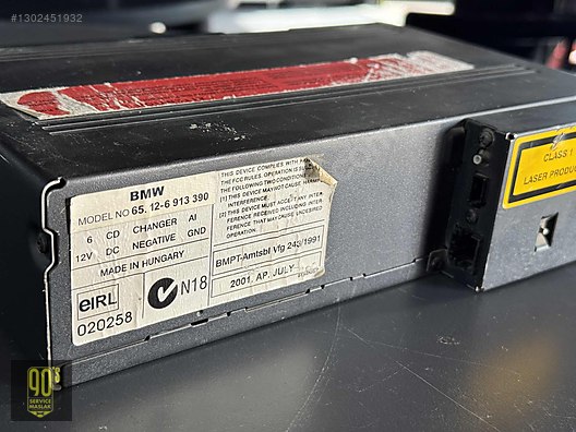 Aksesuar / CD Changer / BMW E46 X5 E53 Z4 CD CHANGER 65126913390