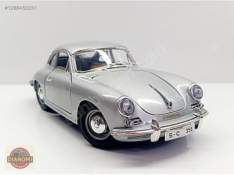 PORSCHE 356B 1961 ブラーゴ　イタリア製 Burago Diecast Model 1:18 Porsche Araba - 1288452231