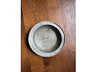 Antika Bakır Kap Damgalı