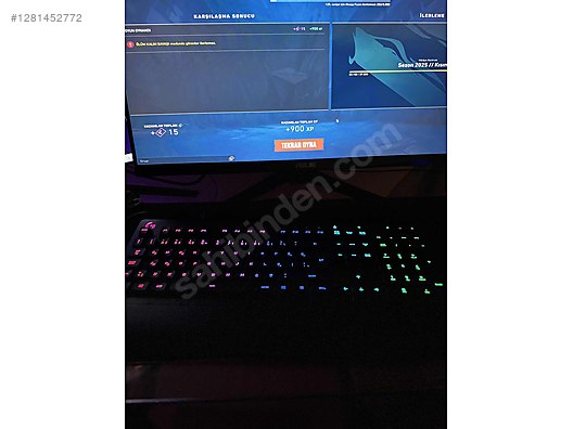 G213 2 ay kullanıldı tertemiz ihtiyaç fazlası - Kablolu Klavyeler sahibinden.com'da