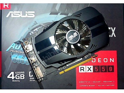 ASUS RX 550 4 GB EKRAN KARTI sahibinden.comda - 1300453095
