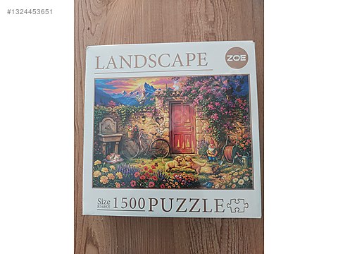 ZOE LANDSCAPE LITTLE COUNTRY GARDEN 1500 PARÇA JELATİNLİ PUZZLE on