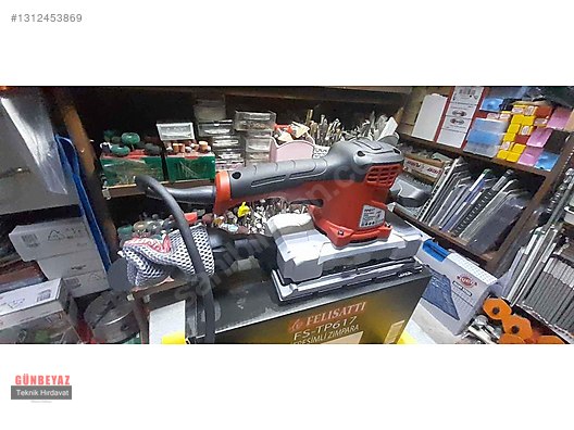 FELİSATTİ FS-TP617 430W TİTREŞİMLİ ZIMPARA MAKINASI SIFIR ÜRÜN
