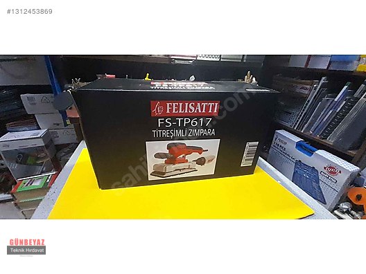 FELİSATTİ FS-TP617 430W TİTREŞİMLİ ZIMPARA MAKINASI SIFIR ÜRÜN